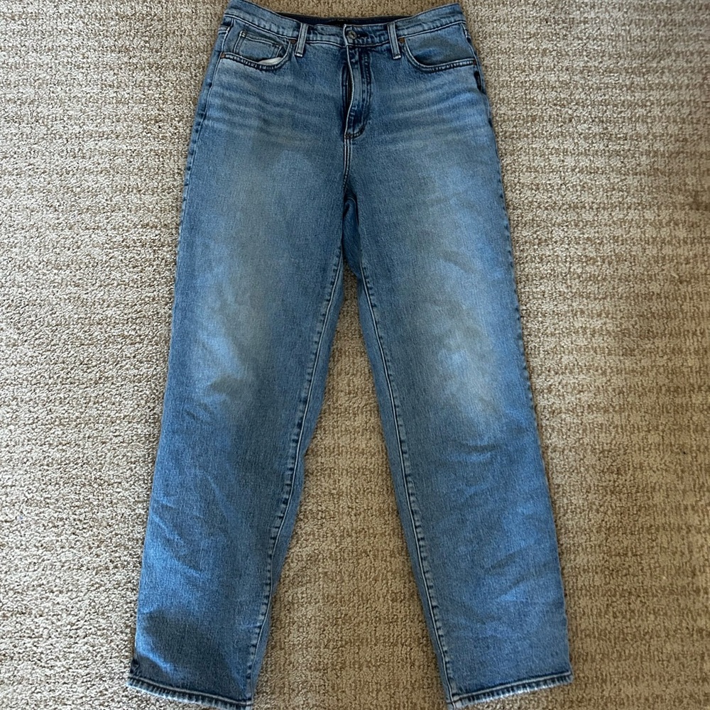 Silver Jeans Women's Straight Leg Blue Denim